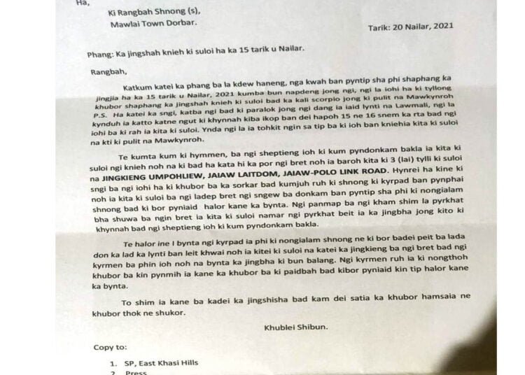 Anonymous letter claims snatched weapons thrown in river