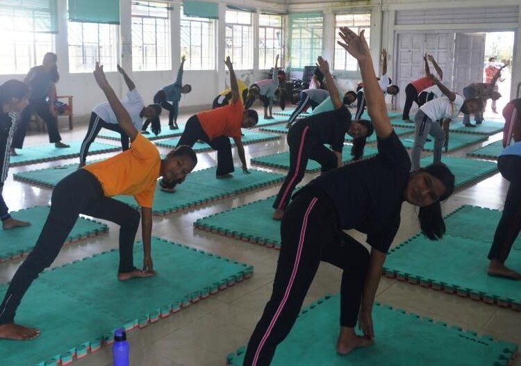Yoga sessions prove popular in Mawkyrwat