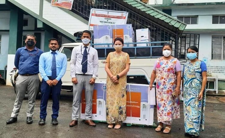 ICICI gifts oxygen concentrators to Ri-Bhoi Health Dept