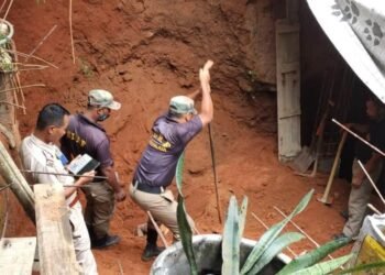 Man dies in landslide