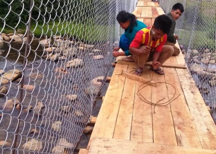KSU repairs damaged footbridge in Jongksha
