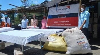 World Vision support Bhoirymbong CHC with materials to fight Covid