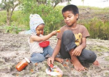 Most kids love chips, these ones love Bhut Jolokia