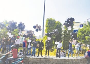 Protest against rising fuel prices held in city