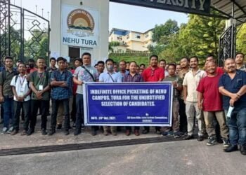 AGHJAC protests at NEHU over non-induction of Garos