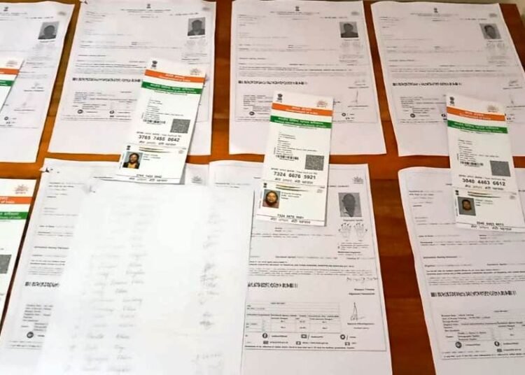 Villagers upset over approval to non-locals in Aadhaar enrolment