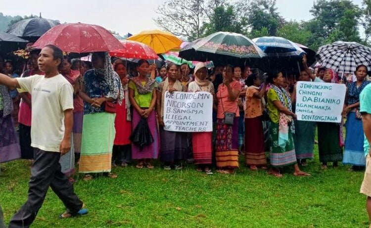 Mendima villagers protest over alleged illegal appointments
