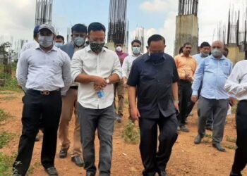 James’ reviews progress of Tura Medical College