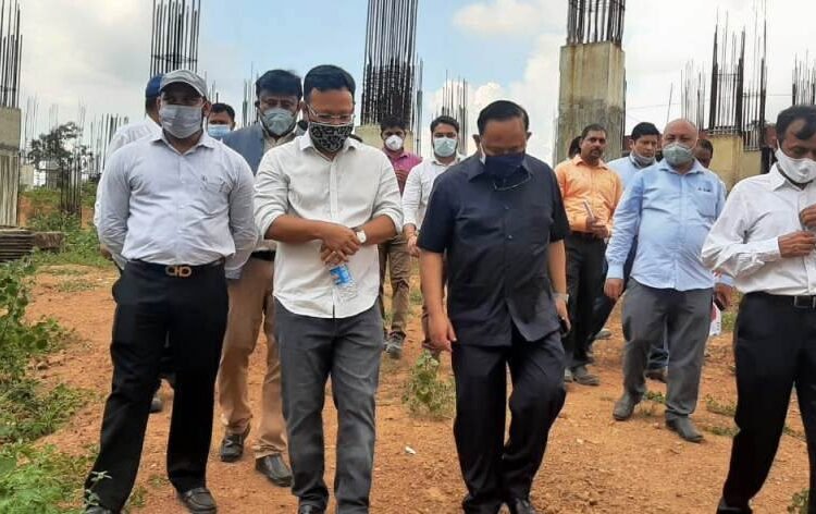 James’ reviews progress of Tura Medical College