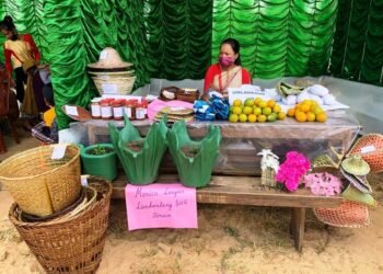 SHG mela cum health camp held in Amlarem