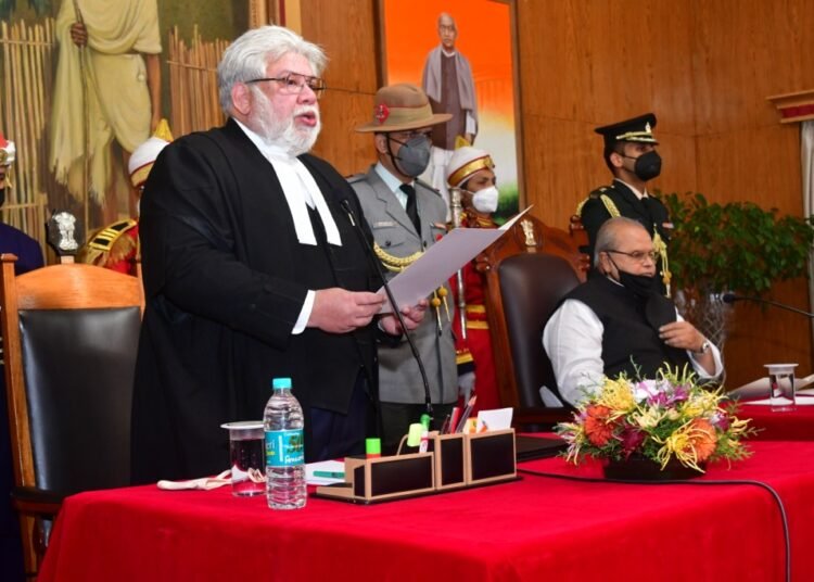 Justice Banerjee sworn in as Chief Justice Meghalaya High Court