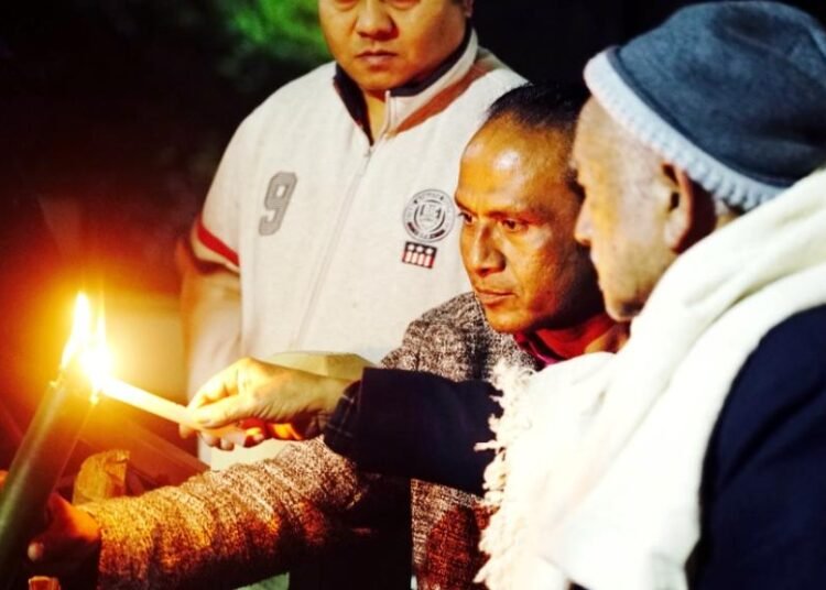 Torches lit to mark Khasi New Year’s Day