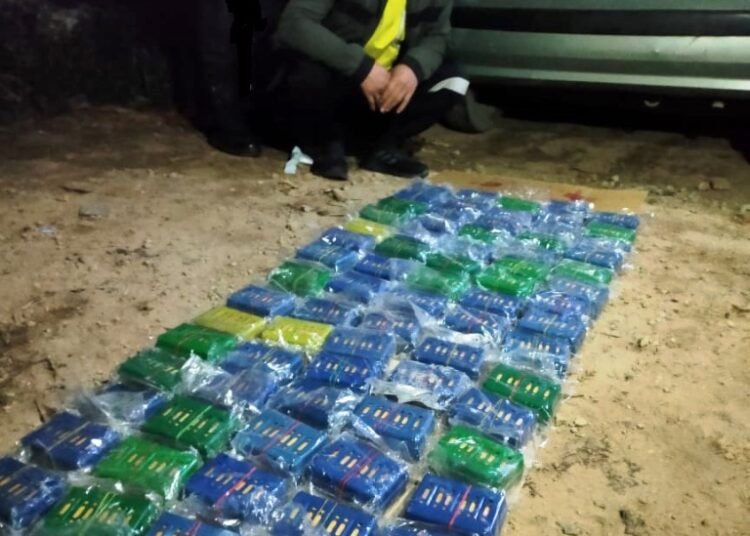 Drug carrier arrested with heroin