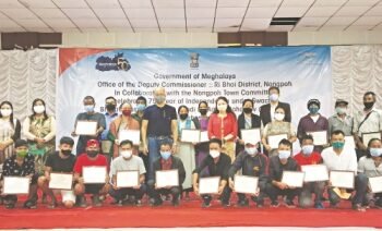 Waste pickers honoured during waste to art exhibition at Nongpoh