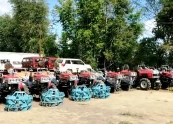 13 power tillers released to farmers in Thad