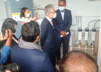 Japanese Ambassador to India visits oxygen plant in Nongpoh