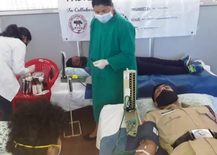Cadets donate 31 units of blood to mark NCC Day