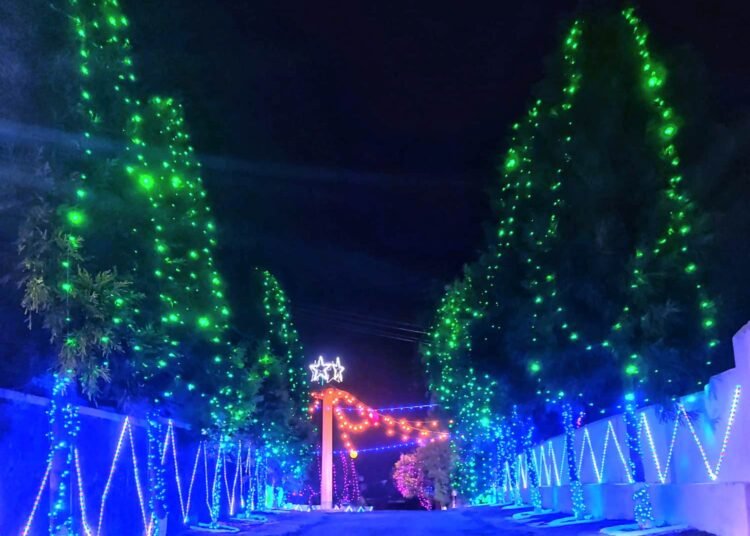 Christmas lights extravaganza in Moolamylliang