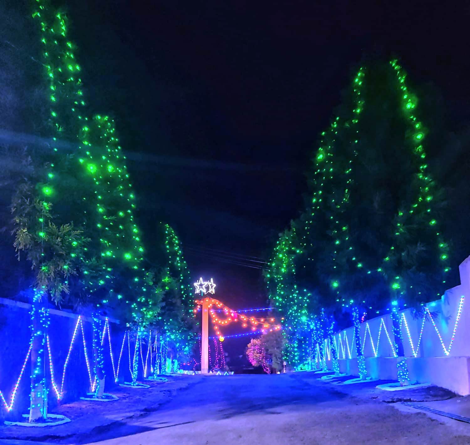 Christmas lights extravaganza in Moolamylliang Highland Post