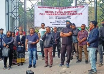 NEHU Tura classes suspended as AGHJAC picketing enters 2nd day