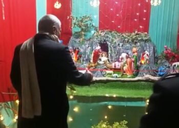 Nongpoh dons festive lights ahead of Christmas