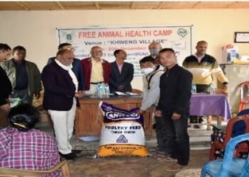 Free animal health camp, input distribution programme held in Khweng
