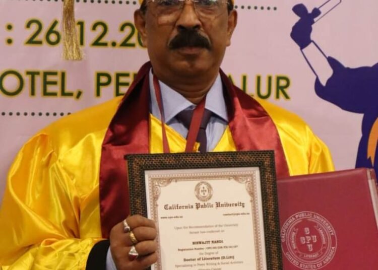Tura poet conferred with honorary doctorate
