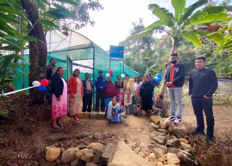 Poly house dedicated to SHG in Tangmang