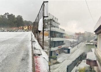 Severe hailstorm strikes Shillong
