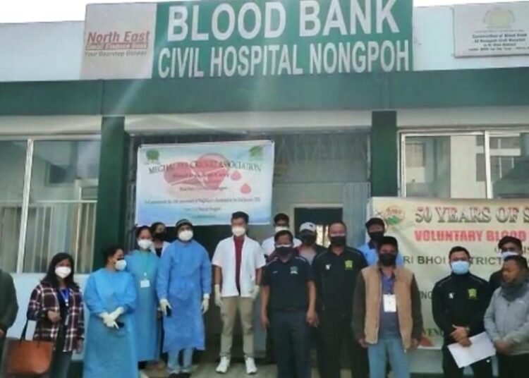 Blood donation camps held to celebrate 50 years of Meghalaya