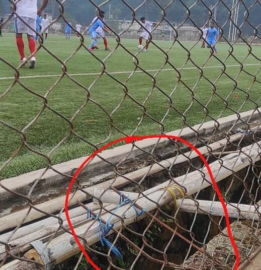 Footballers at risk of injury due to poor condition of Third Ground?