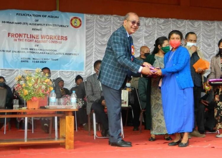 ASHA workers of Mairang honoured for selfless service