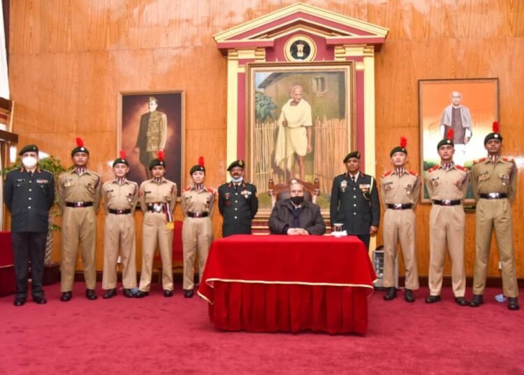 NCC cadets felicitated for Republic Day Camp
