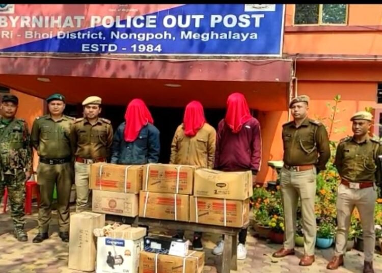 3 arrested after huge explosives seizure