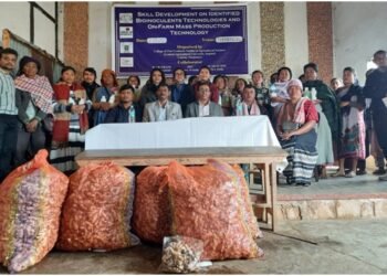 Skill training for organic ginger growers