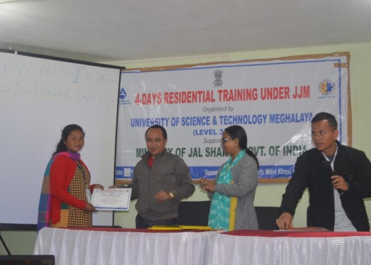 Residential training under JJM concludes in Mawkyrwat