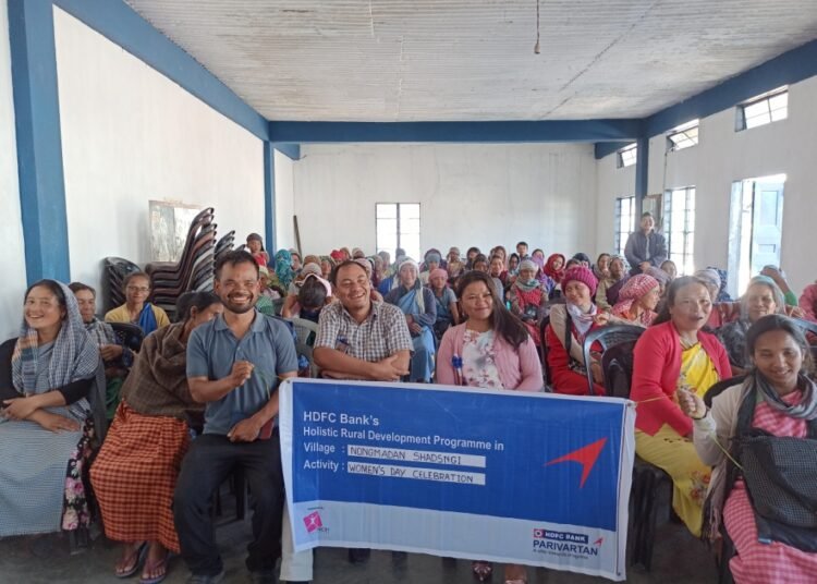 AROH foundation celebrates IWD with women at Nongmadan Shadsngi