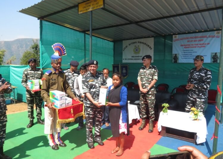 CRPF installs public facilities in Kongthong