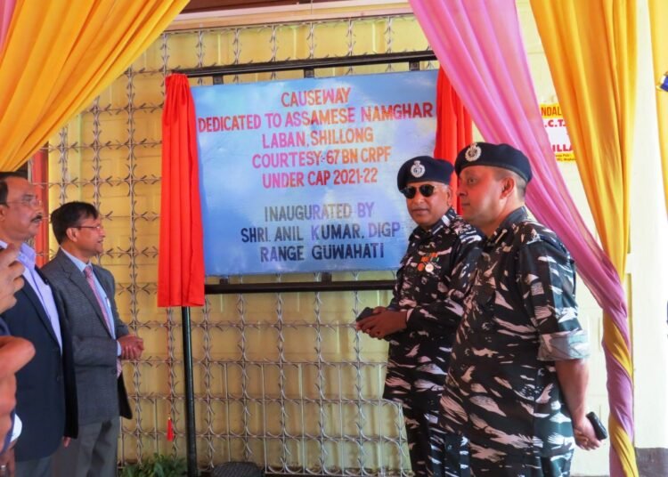 Laban Namghar inaugurates causeway to celebrate centenary year