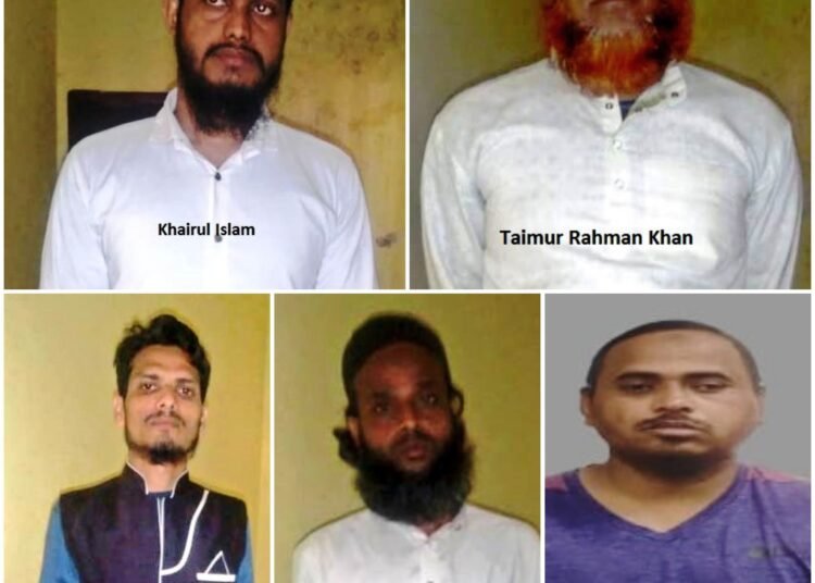 Five with links with jehadi group affiliated to Al Qaeda arrested in Assam