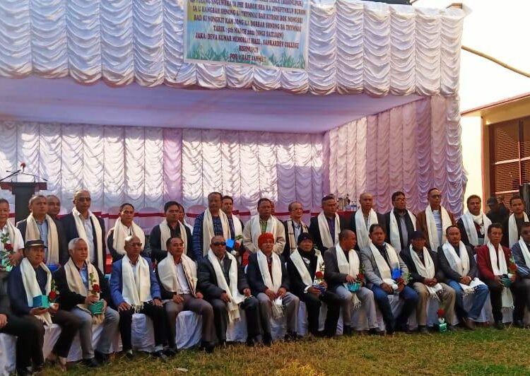 New rangbah shnong felicitated