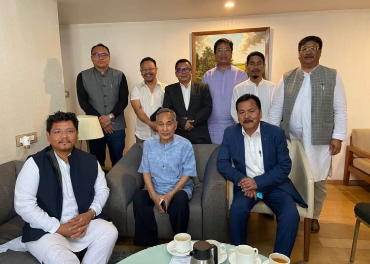 Conrad, James skip budget session, camp in Manipur