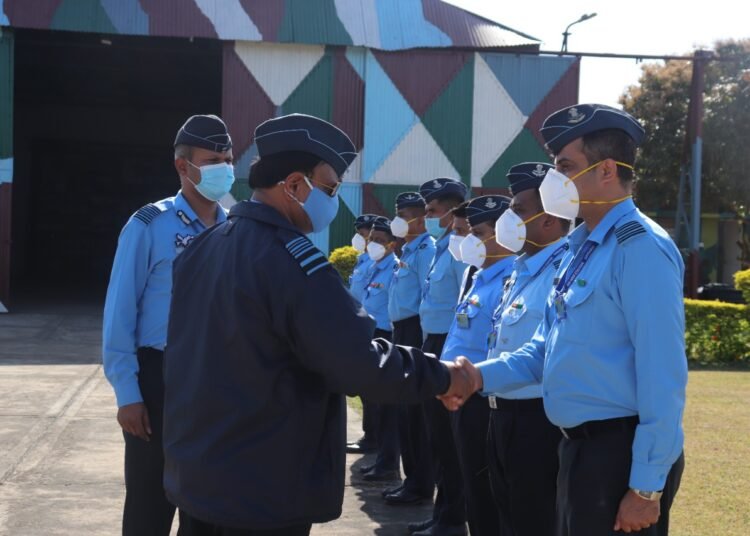 EAC C-in-C visits Singarsi air force station
