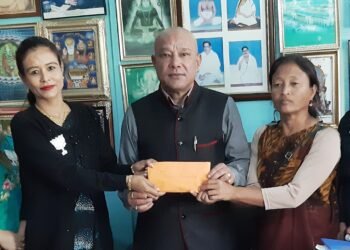 Sanbor gives financial aid to veteran athlete