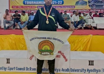 Hame Shaniah wins gold for NEHU at Inter University Kickboxing Tourney