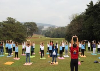 NEIAH holds Yogotsav in Golf Course