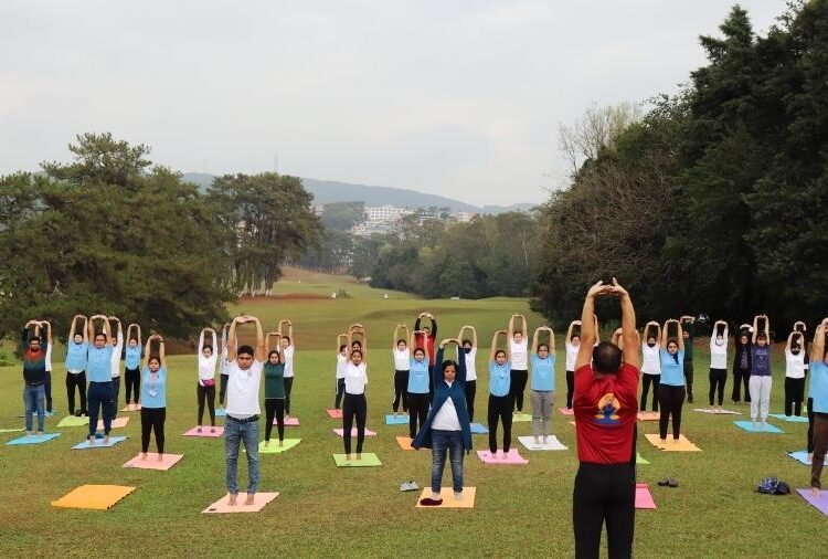 NEIAH holds Yogotsav in Golf Course