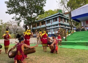 Bajengdoba block office building foundation stone laid by CM