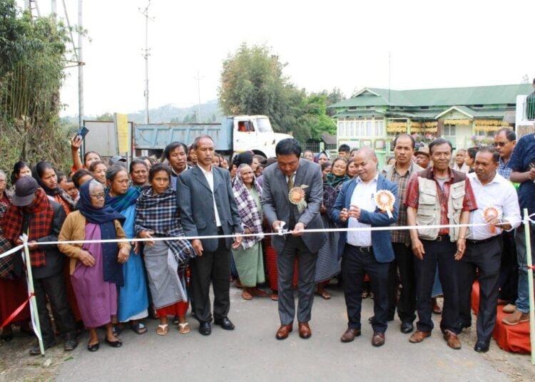 Internal road at Urmasi-U-Joh village inaugurated
