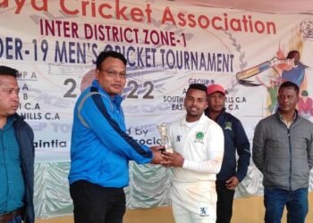 Inter District U-19 Boys Cricket: Ri-Bhoi win rain-affected opener
